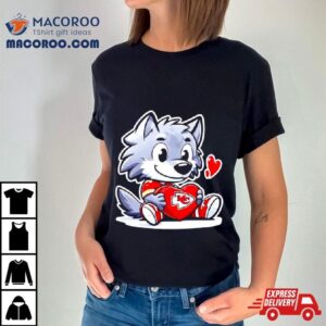 Wolf Valentine Kansas City Chiefs Football Tshirt