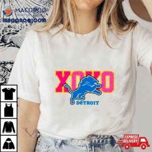 Xoxo Detroit Lions Valentines Day Logo Shirt