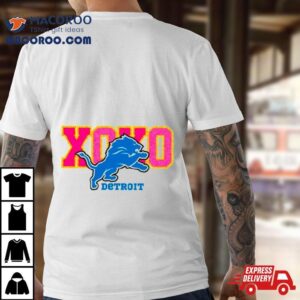Xoxo Detroit Lions Valentines Day Logo Shirt