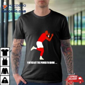 You Rsquo Ve Got The Power To Know Tshirt