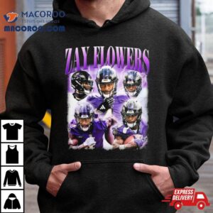 Zay Flowers Vintage Homage Bootleg Football 2024 Shirt