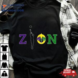 Zion Mardi Gras Basketball Tshirt