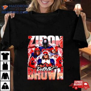 Ziron Brown Stanford Cardinal Graphic Poster Shirt