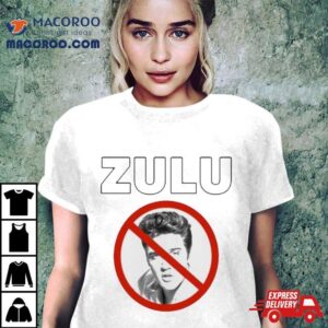 Zulu Elvis Mothafuck Him And John Wayne Tshirt