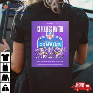 Players Invited Washington Nfl Scouting Combine Tshirt