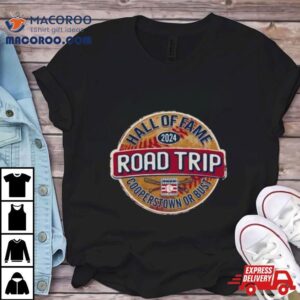 Baseball Hall Of Fame Road Trip Maroon Tshirt