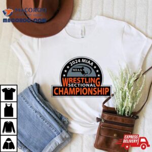 2024 Miaa Wrestling Sectional Championship Shirt