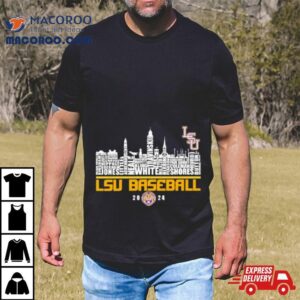 National Champions Lsu Tigers Team Name Skyline Tshirt