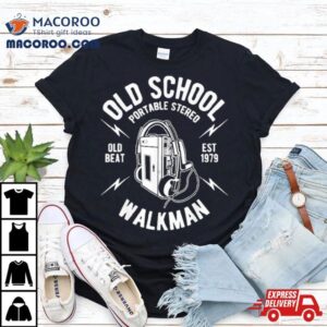 Old School Walkman Music Tshirt