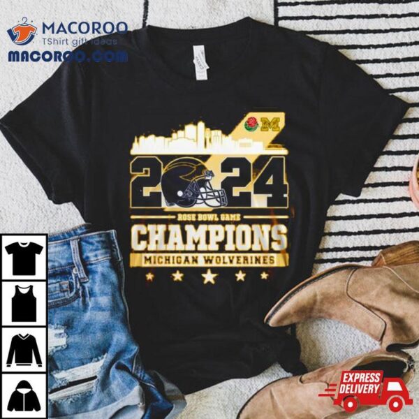 2024 Rose Bowl Game Champions Michigan Wolverines Shirt