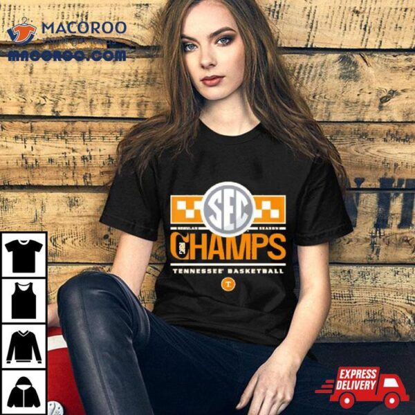 2024 Sec Champs Team Tennessee Volunteers Men’s Basketball Shirt