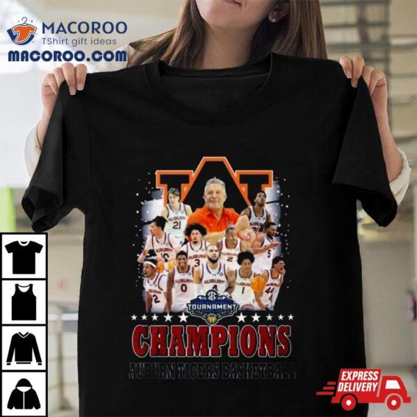 2024 Tournament Champions Auburn Tigers Basketball Shirt