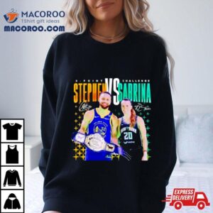 Point Challenge Steph Curry X Sabrina Ionescu Signatures Tshirt