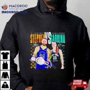 Point Challenge Steph Curry X Sabrina Ionescu Signatures Tshirt