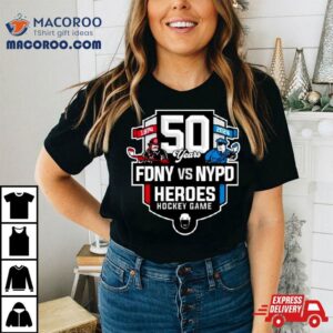 50th Heroes Hockey Game Fdny Vs Nypd Shirt