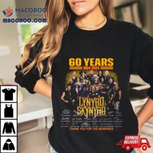 Years Of Memories With Lynyrd Skynyrd Signatures Tshirt