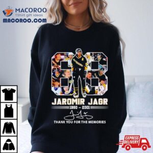 Jaromir Jagr Thank You For The Memories Tshirt