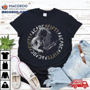Acdc Fifty Angus Live Shirt