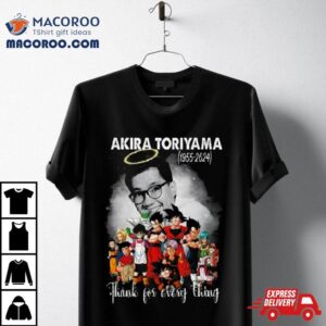 Akira Toriyama Thank For Everything Signature Tshirt