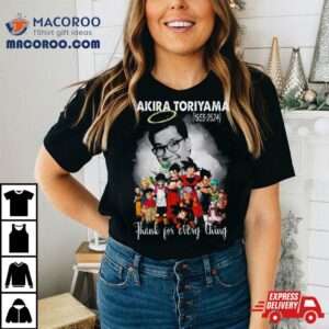 Akira Toriyama Thank For Everything Signature Tshirt