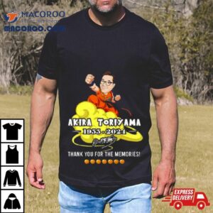 Akira Toriyama Dragon Ball Rip Year Anime Tshirt