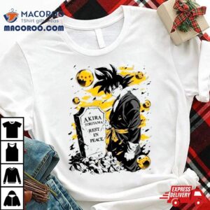 Akira Toriyama Dragon Ball Z Rest In Peace Tshirt