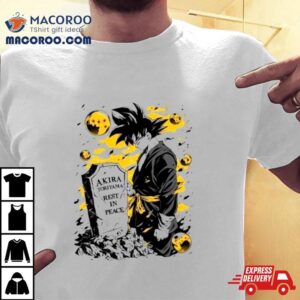 Akira Toriyama Dragon Ball Z Rest In Peace Tshirt