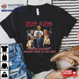 Alabama Crimson Tide Nat Oats Werner Naismith College Coach Of The Year Tshirt