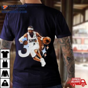 Allen Iverson V Philadelphia Ers Tshirt