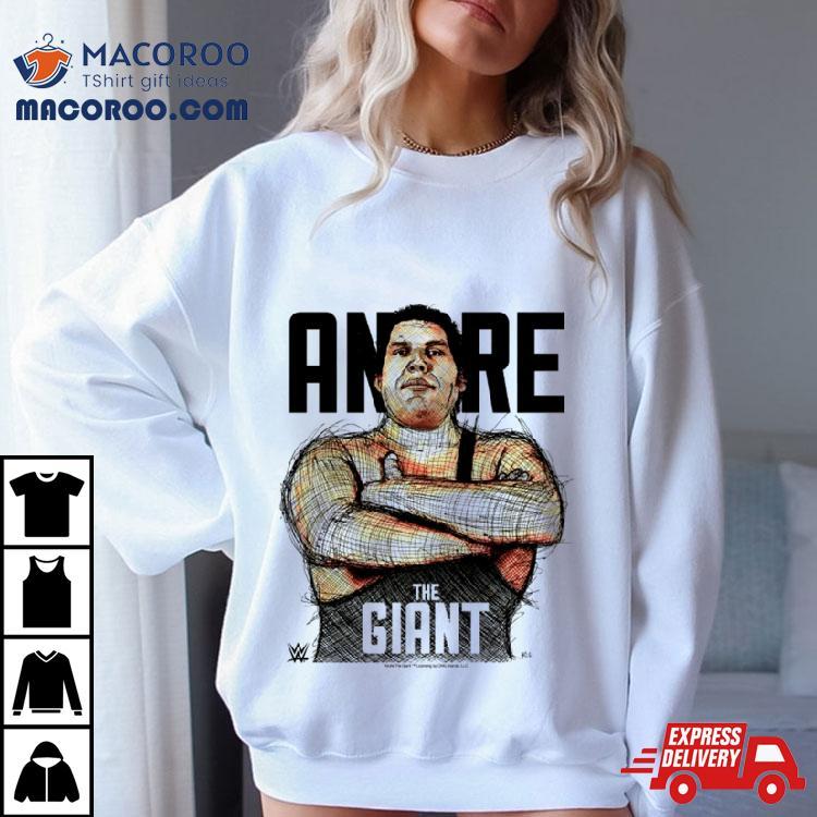Andre The Giant Sketch T Shirt Andre The Giant Sketch T Shirt