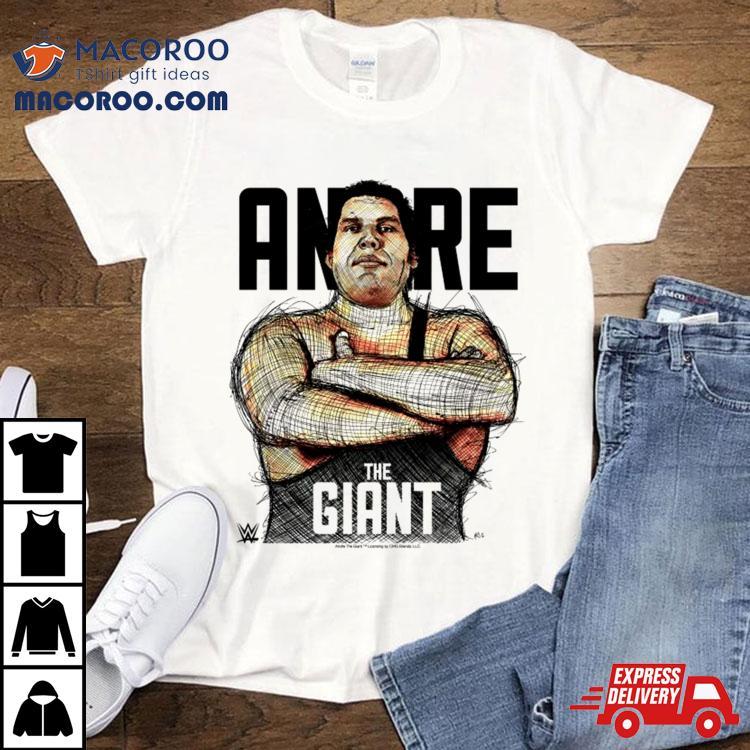Andre The Giant Sketch T Shirt Andre The Giant Sketch T Shirt