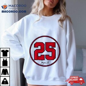Andruw Jones Number Circle Tshirt