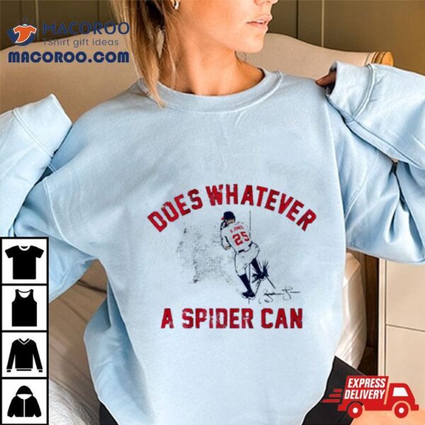 Andruw Jones Spider Catch Shirt