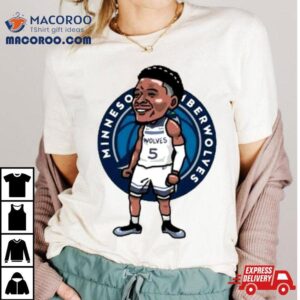 Anthony Edwards Minnesota Timberwolves Player Cartoon Tshirt