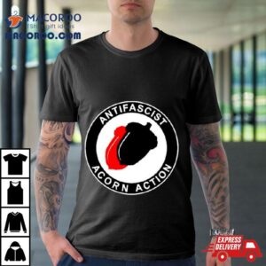 Anti Fascist Acorn Action Logo Shirt