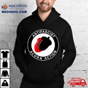 Anti Fascist Acorn Action Logo Tshirt