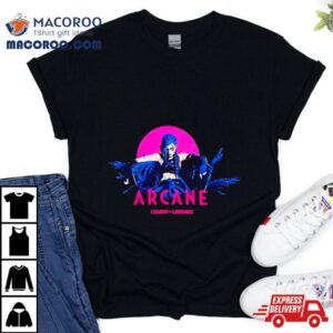 Arcane Jinx Sitting Lol Tshirt