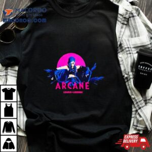 Arcane Jinx Sitting Lol Tshirt