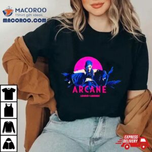Arcane Jinx Sitting Lol Tshirt