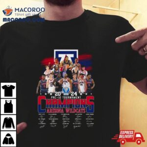 Arizona Wildcats 2024 Pac 12 Tournament Champions Shirt