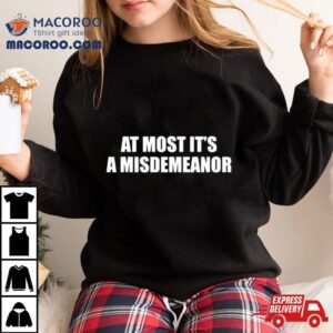 At Most Its A Misdemeanor Shirt