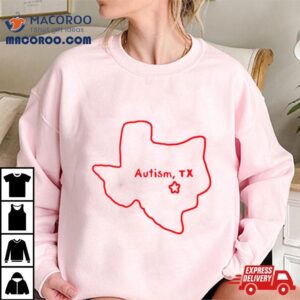 Autism Tx Texas Map Tshirt