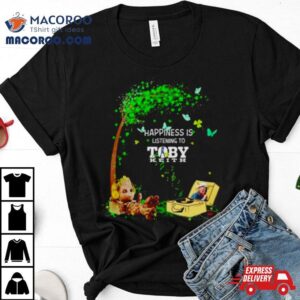 Baby Groot Happiness Is Listening To Toby Keith Tshirt