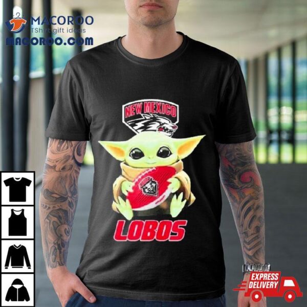 Baby Yoda Hug Rugby New Mexico Lobos 2024 Shirt