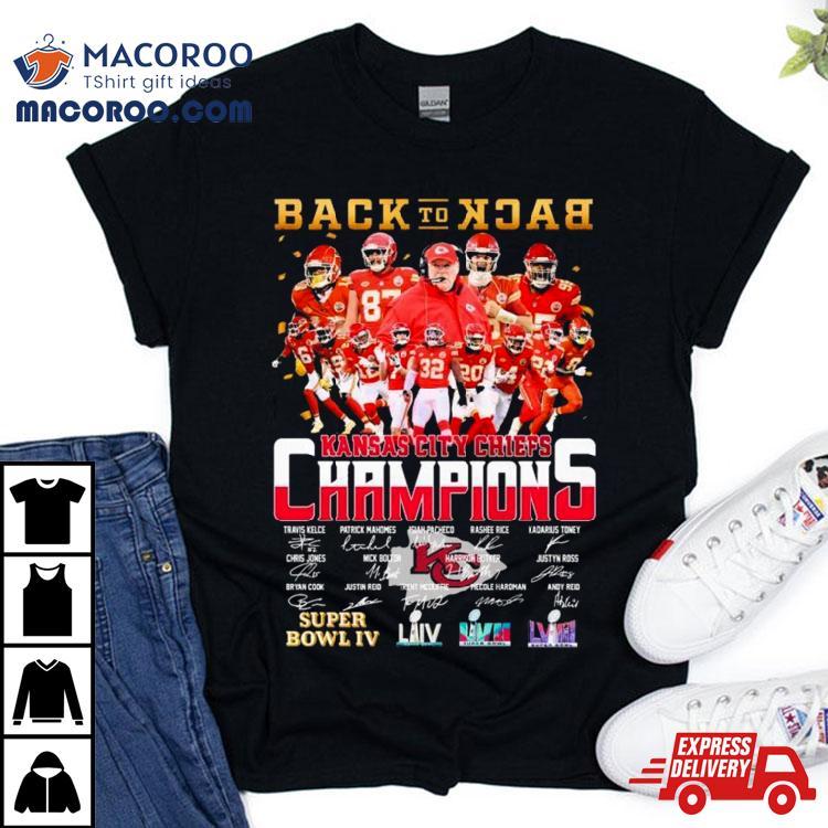 Back To Back Super Bowl Champions Kansas City Chiefs Super Bowl Lviii Lvii Shirt Back To Back Super Bowl Champions Kansas City Chiefs Super Bowl Lviii Lvii Shirt