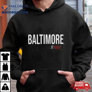 Baltimore Orioles Logo City Connect Wordmark T Shirt