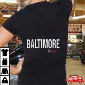 Baltimore Orioles Logo City Connect Wordmark Tshirt