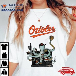 Baltimore Orioles Octopus Baseball Shirt