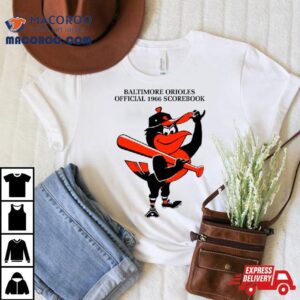 Baltimore Orioles Official 1966 Scorebook Mascot Shirt