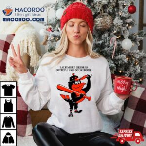 Baltimore Orioles Official Scorebook Masco Tshirt